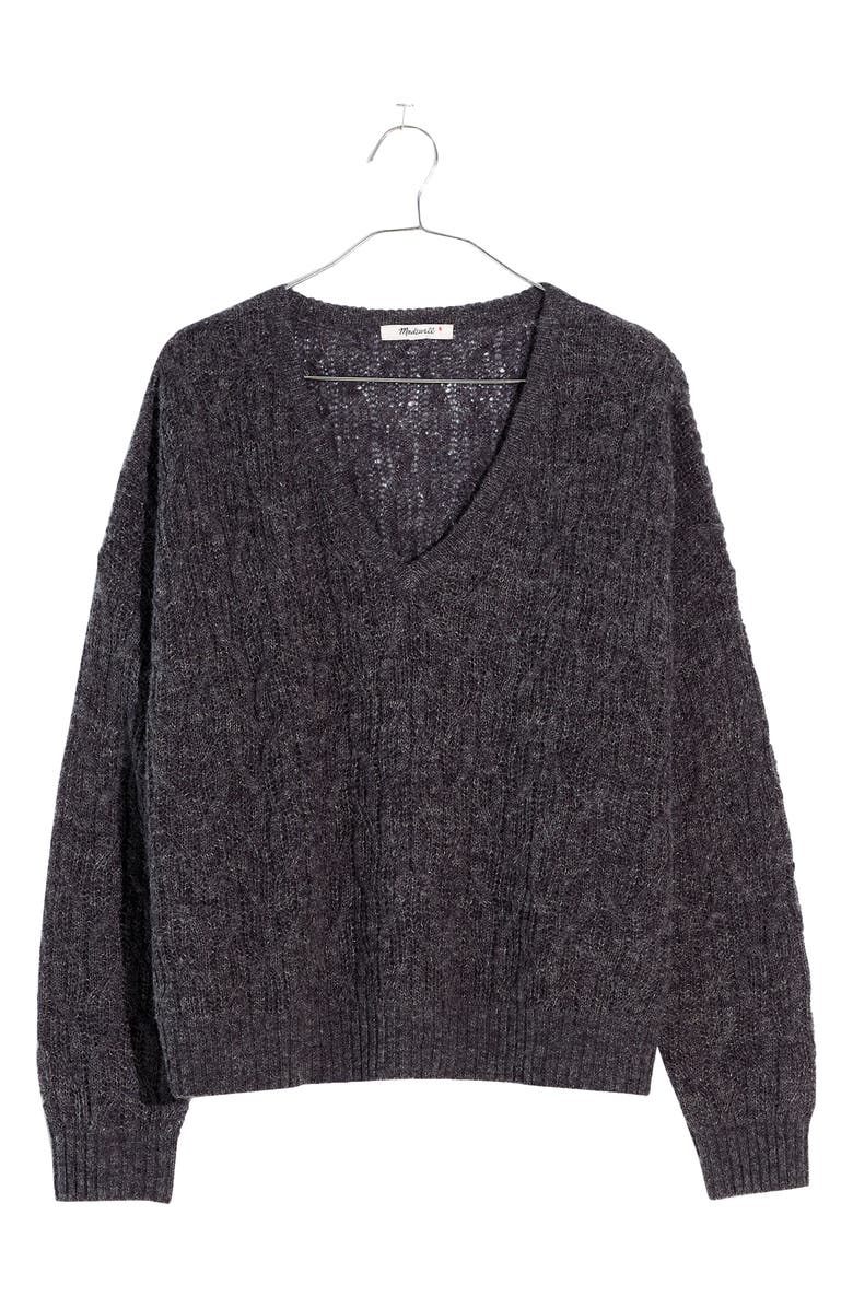 Madewell Alna V-Neck Sweater, Main, color,