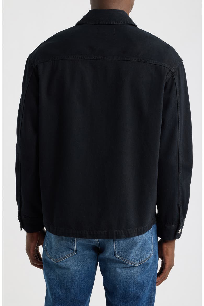 Cotton Blend Denim Shirt Jacket, Alternate, color, SHARP