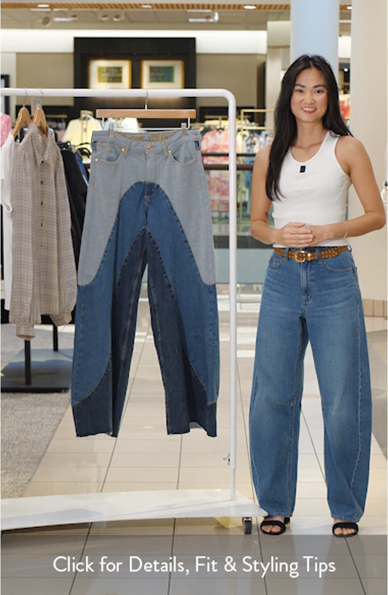 x Lainey Wilson Groovy Raw Hem Wide Leg Jeans, sales video thumbnail