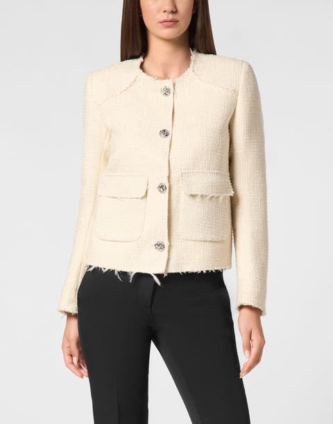 Tweed Jacket Ls Women
