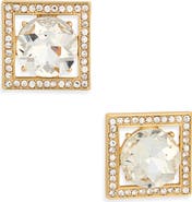 Kenneth Jay Lane Crystal Square Earrings