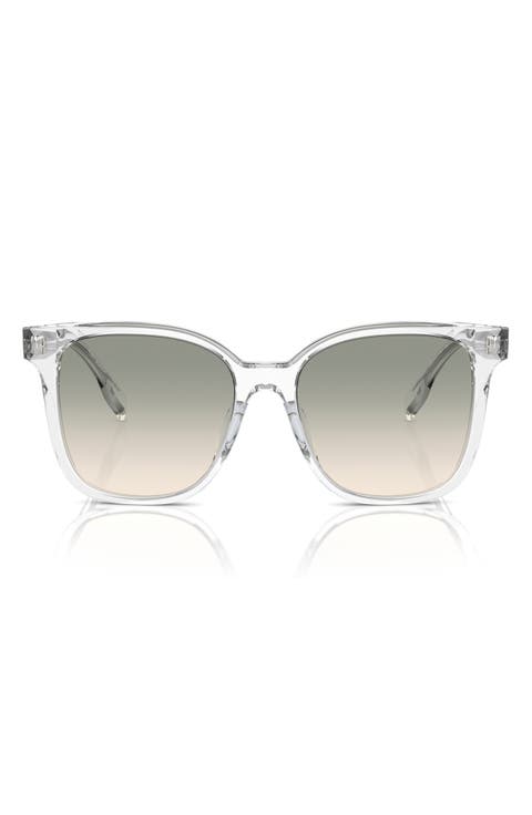 53mm Gradient Square Sunglasses