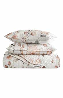 HOMESPUN Pattern Reversible Quilt & Sham Set