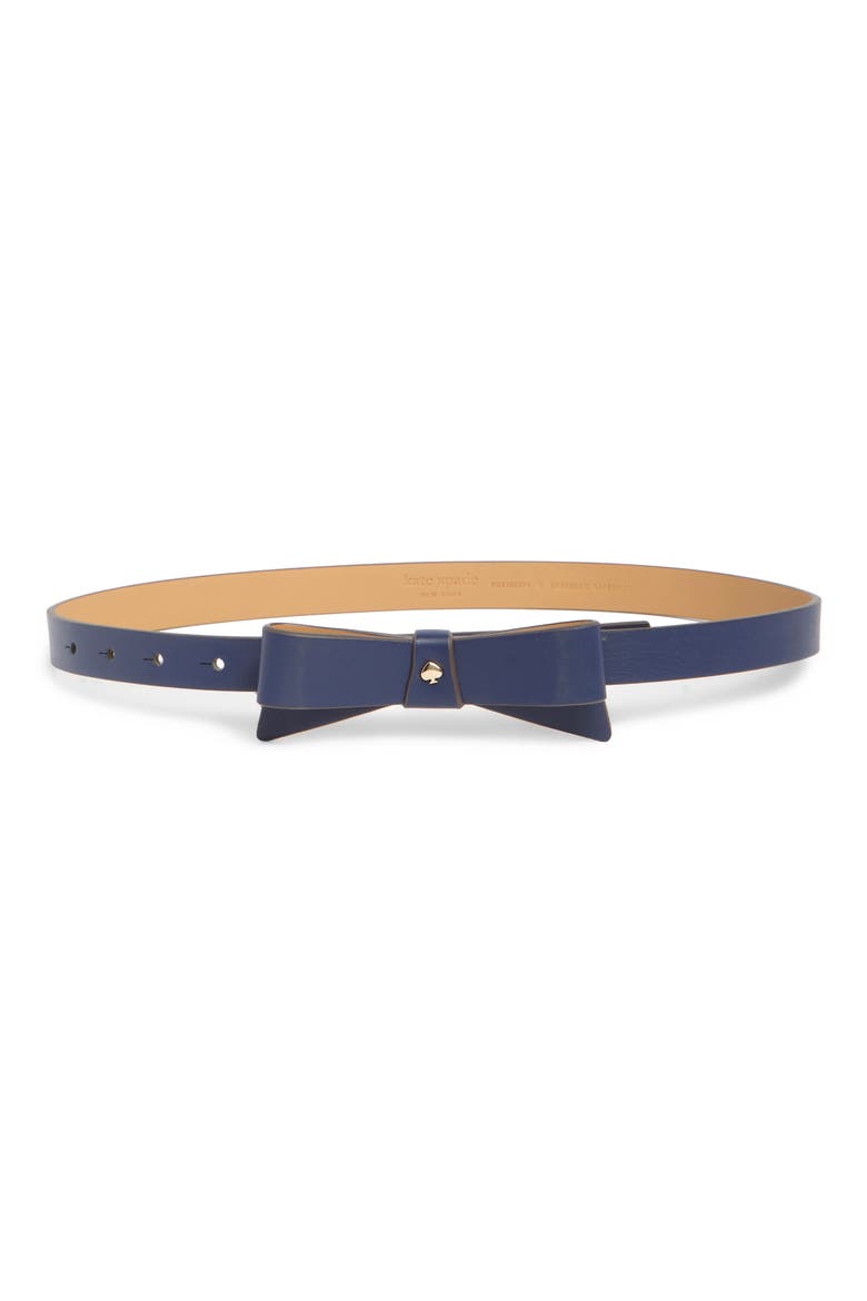 bow belt with spade, Main, color, BLAZER BLUE