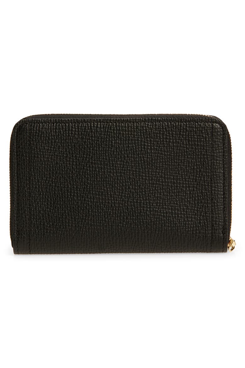 Mailbox Compact Leather Wallet, Alternate, color, BLACK