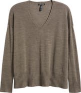 Eileen Fisher Boxy Merino Wool Sweater