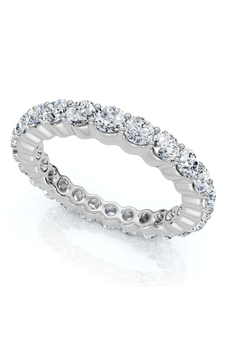 Bliss Diamond 1 - 5 Ct Round Cut Diamond Eternity Ring Lab Grown 14k or Gold, Alternate, color, 