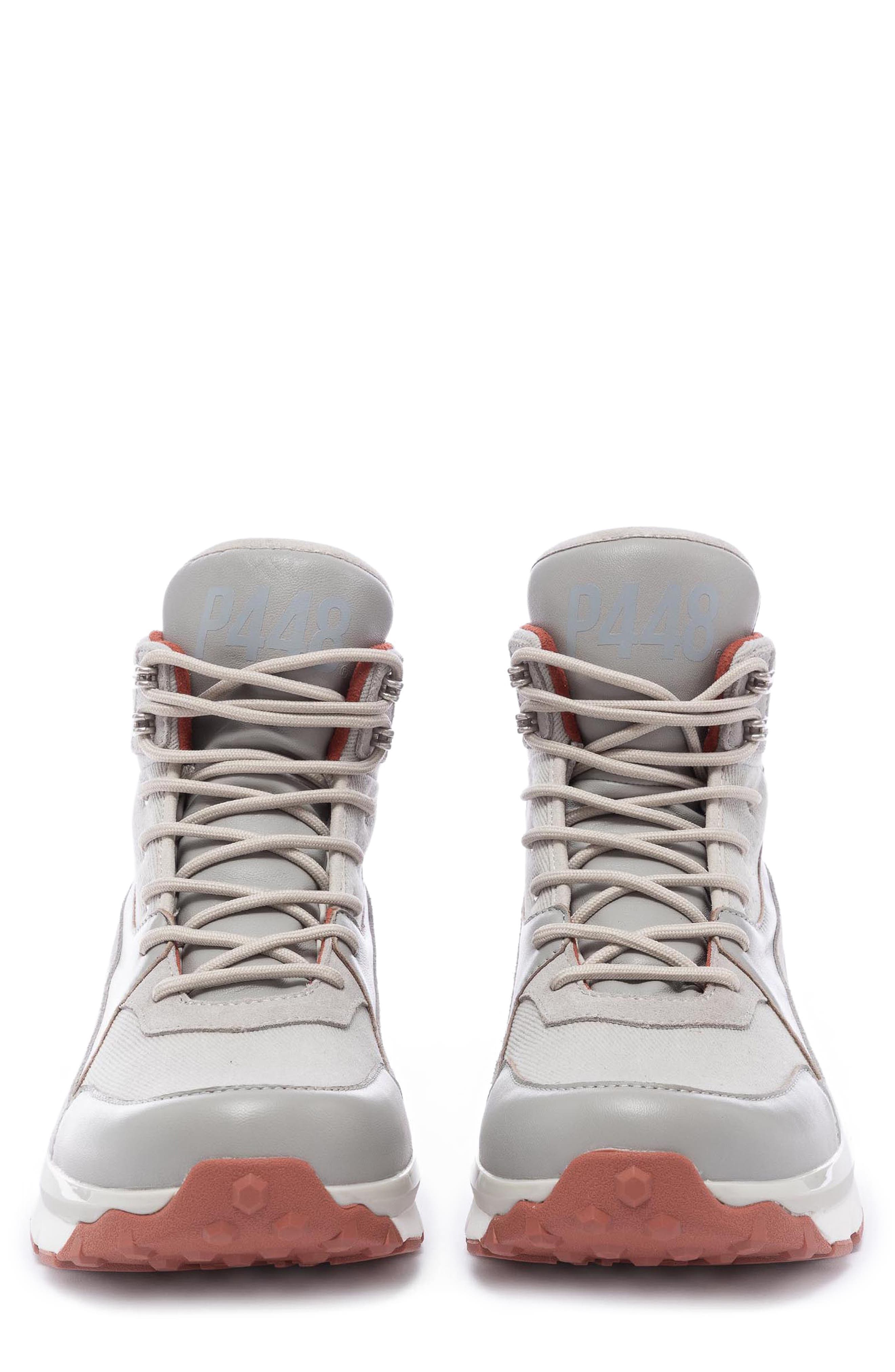 P448 Viking High Top Sneaker, Alternate, color, Grey/ Soft