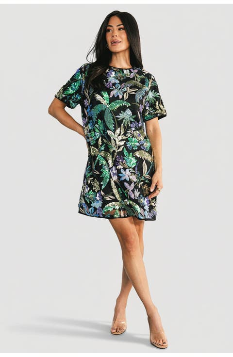 Patricia Sequin Short Dress
