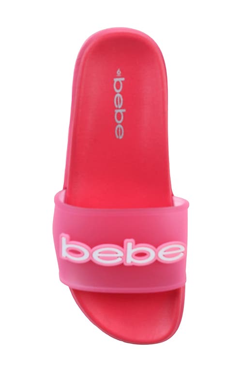 Bebe Translucent Slide Sandal