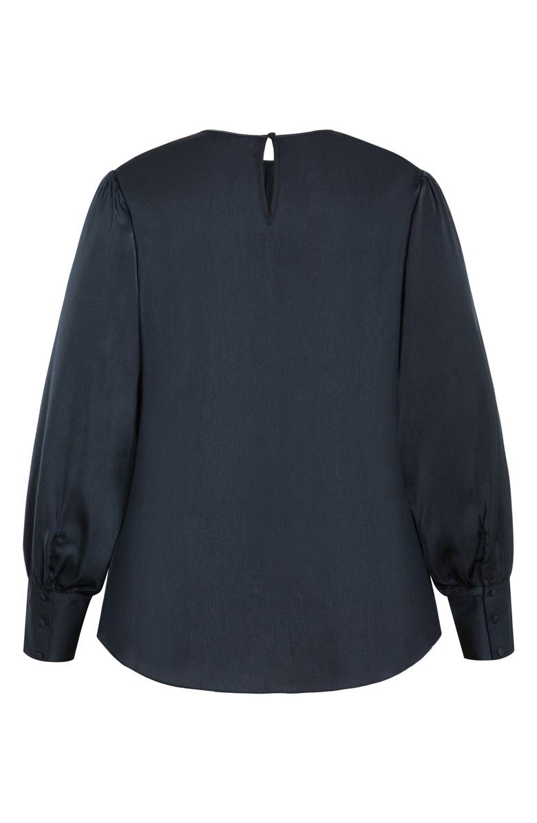 City Chic Aaliyah Puff Shoulder Top, Alternate, color,