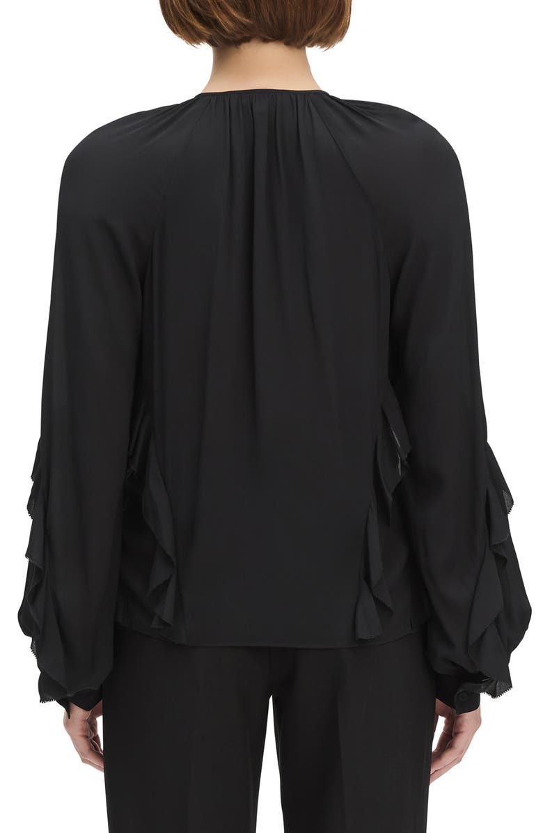 Favorite Daughter The Because of You Ruffle Top, Alternate, color, Black