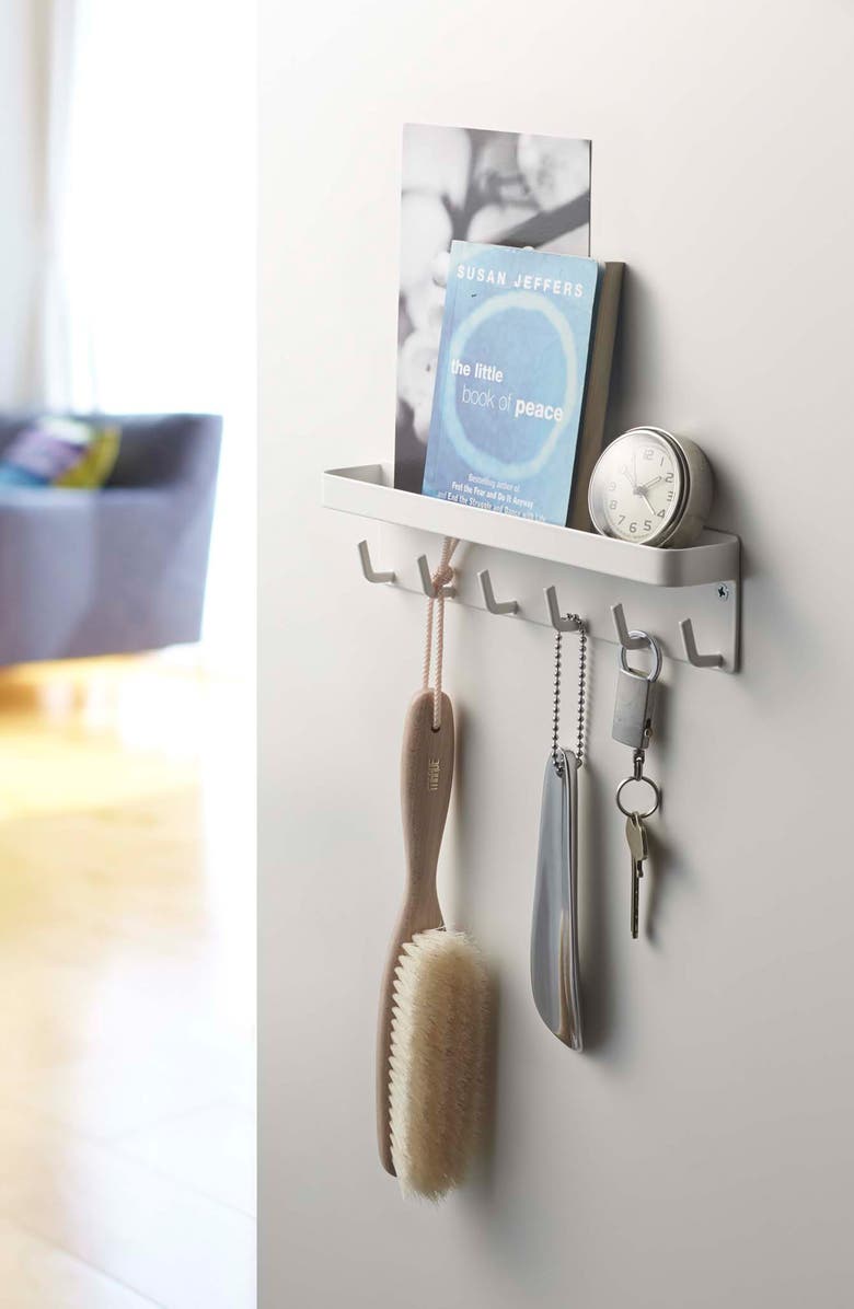 Yamazaki Magnetic Key Rack, Alternate, color, White