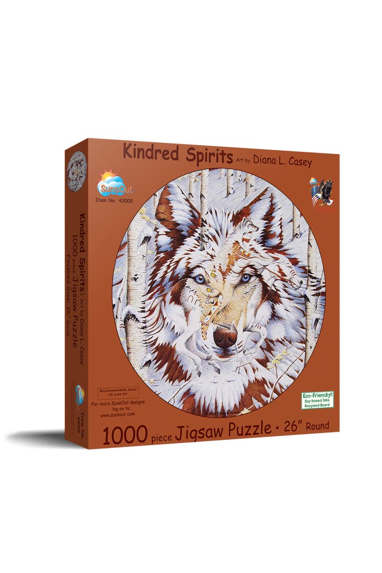 Kindred Spirits 1000 piece Jigsaw Puzzle for Adults Round, Main, color, Multicolor