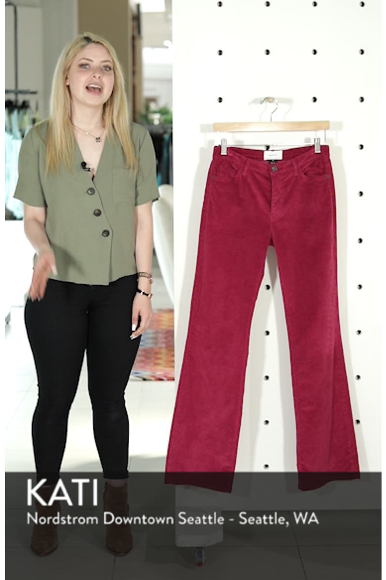 The Jarvis High Waist Corduroy Bootcut Pants video