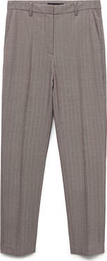 MANGO Flat Front Skinny Pants