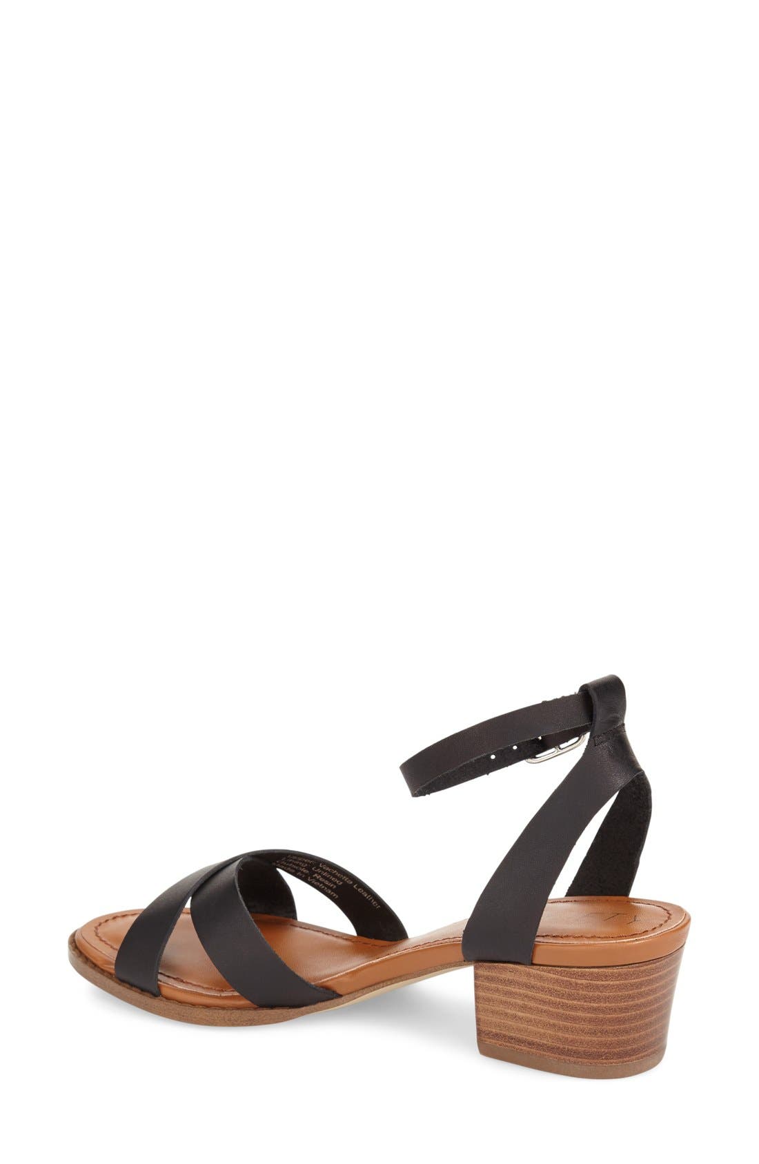 'Savannah' Sandal, Alternate, color, BLACK
