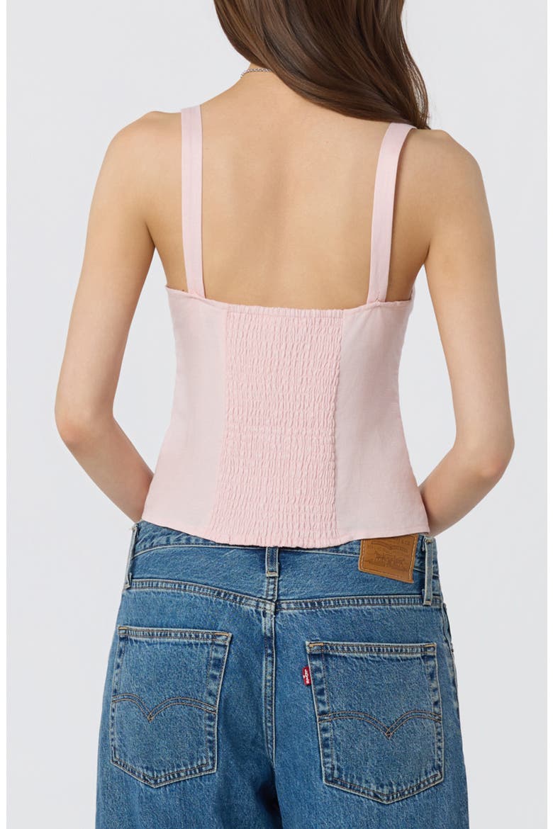 Shayna Floral Embroidered Button-Up Top, Alternate, color, PINK