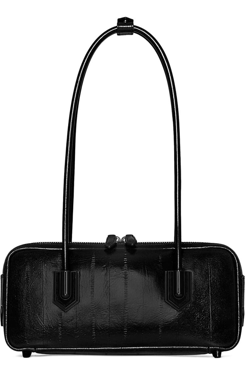 Rebecca Minkoff The Brief Leather Shoulder Bag, Main, color, Black