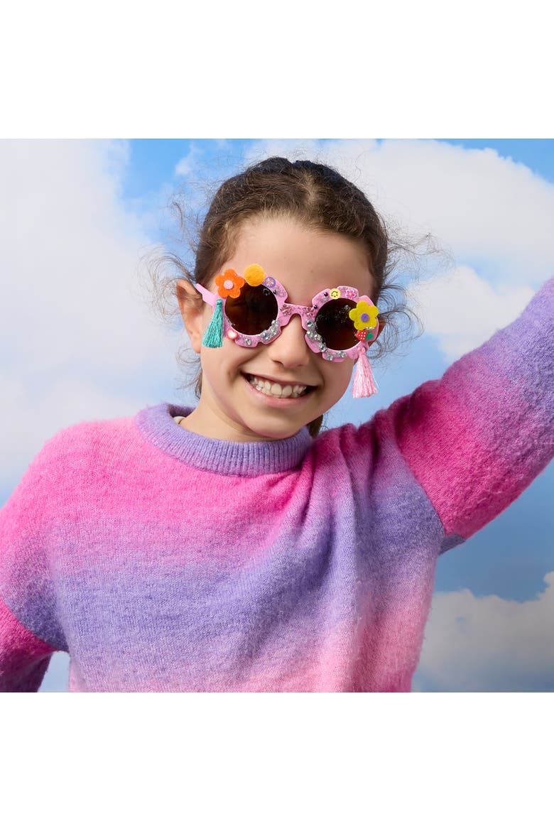 Decorate Your Own Sunglasses, Flower Eyewear, Craft Kit, Alternate, color, Multicolored