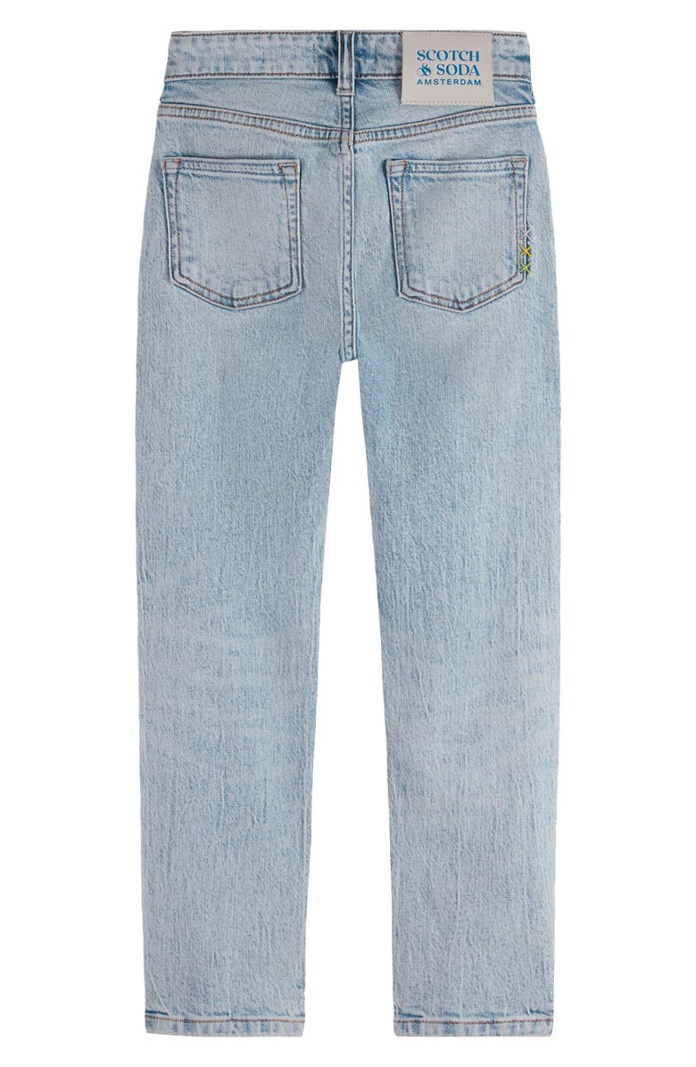 Scotch & Soda Kids' Dean Loose Tapered Jeans, Alternate, color, Spring Lights