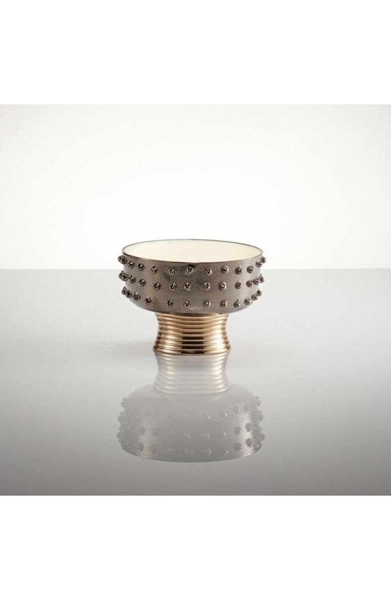 Lunares Djembe Wine Caddy/Nut Dish, Main, color, Bronze