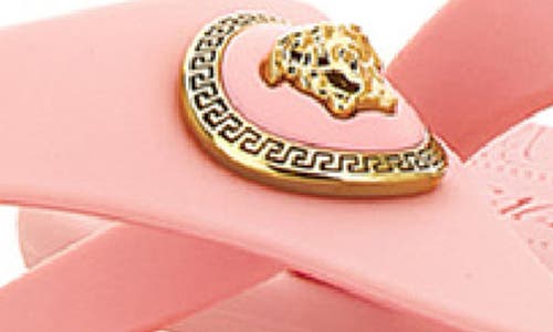Versace Medusa Flip Flop In Pink