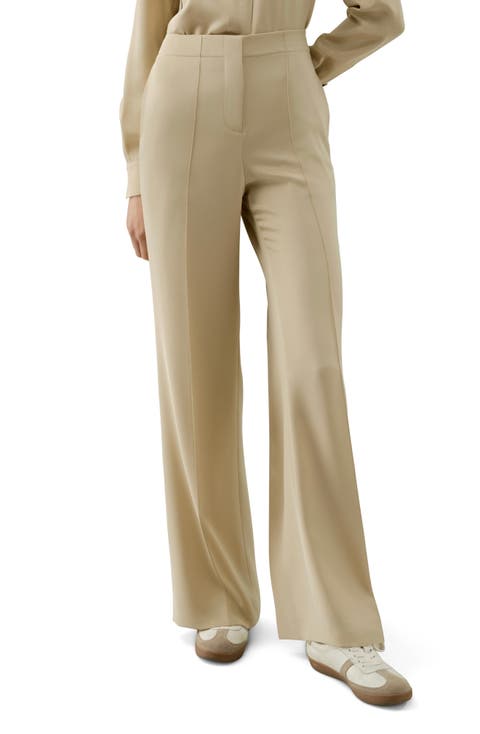 Minimalist Stretch Silk Crêpe Pant