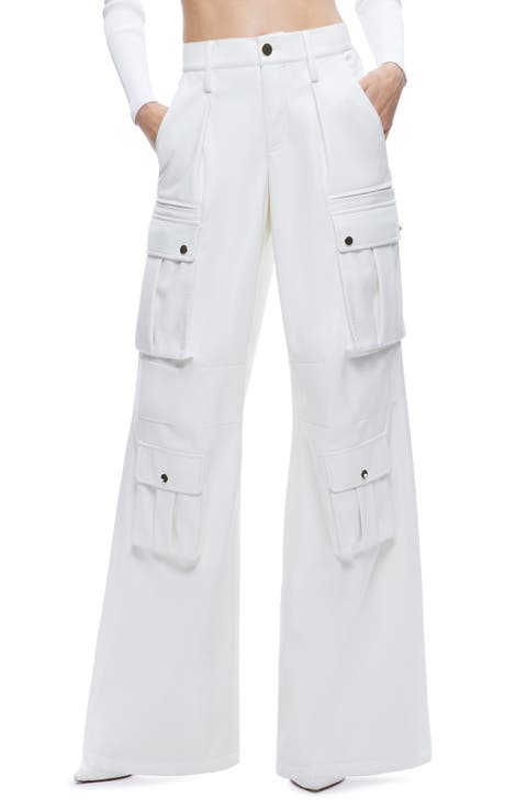 Joette Faux Leather Cargo Pants