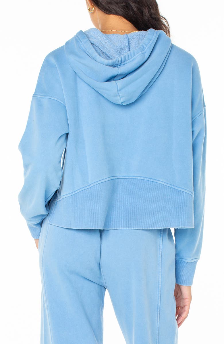 Roxy Tidewater Hoodie, Alternate, color, Azure Blue Solid
