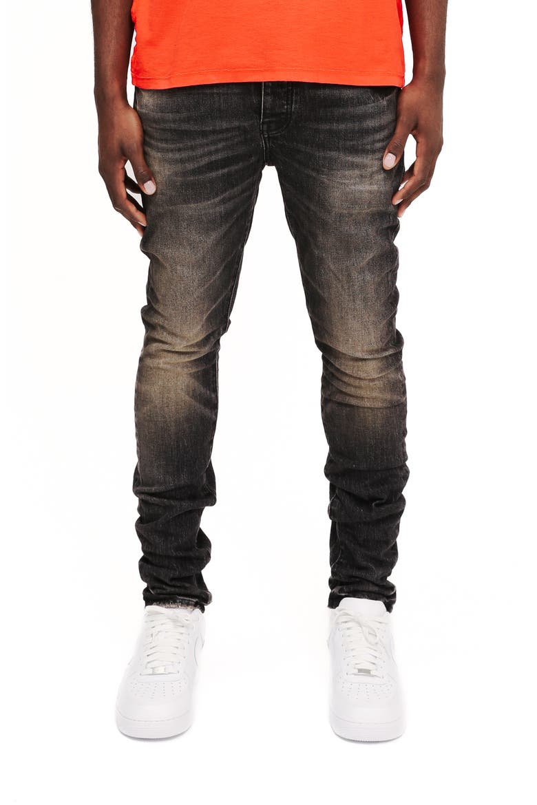 Tinted Skinny Jeans, Main, color, BLACK