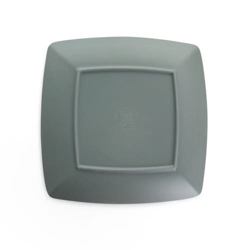 Gibson Home Grayson 4 Piece 8.5 Inch Square Melamine Dessert Plate Set In Multi