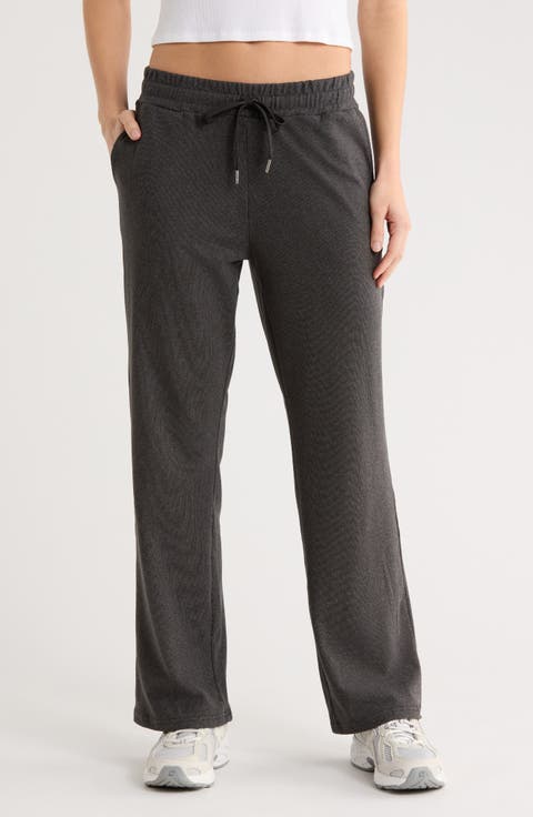 Tie Waist Straight Leg Pants