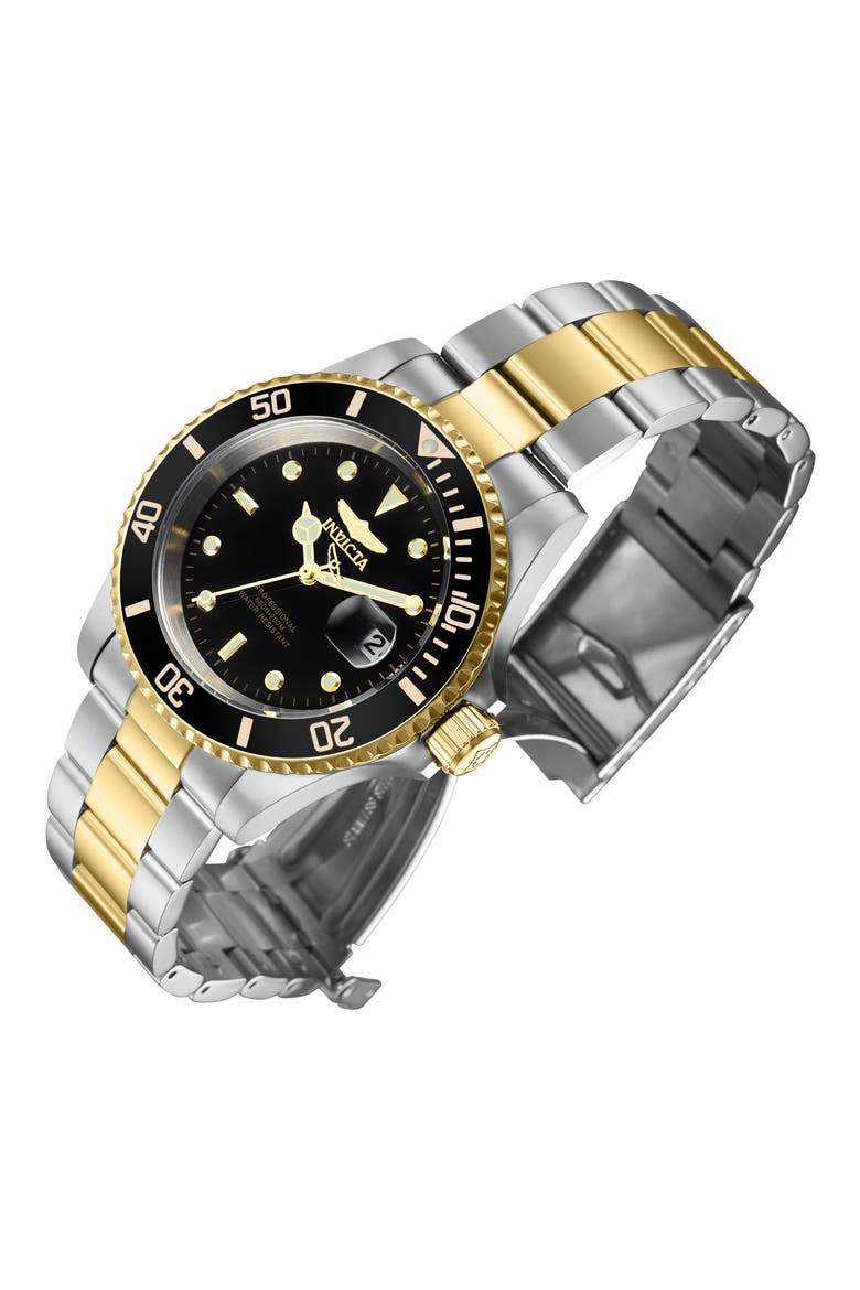 26970 Pro Diver Watch, Alternate, color, BLACK/ TWO TONE