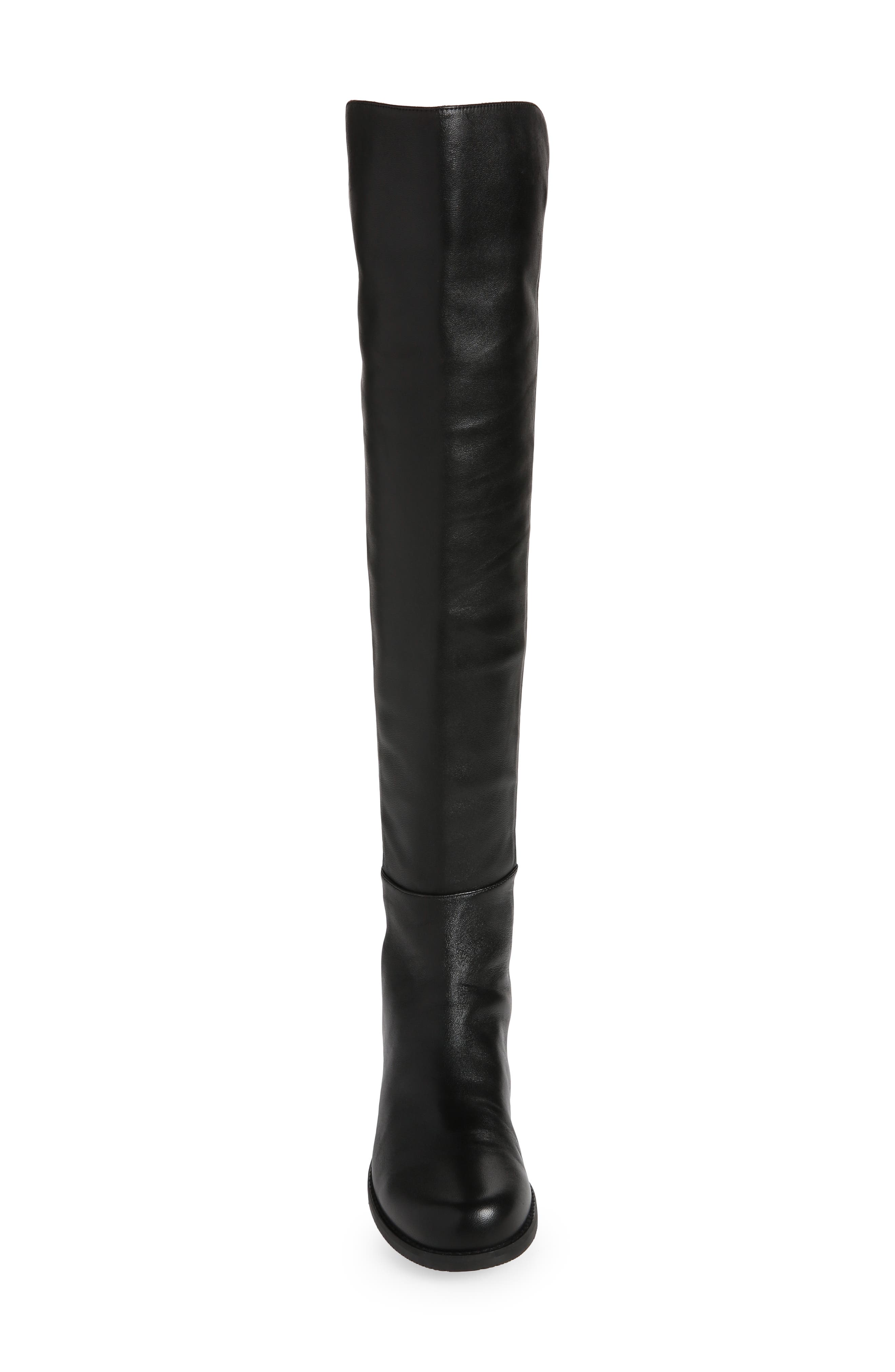 Stuart Weitzman 5050 Over the Knee Boot, Alternate, color, Black