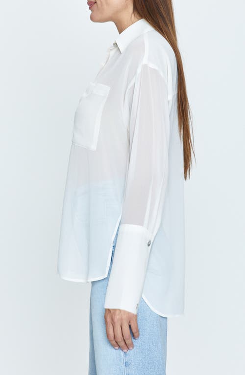 Pistola Willa Semi Sheer Button Front Shirt