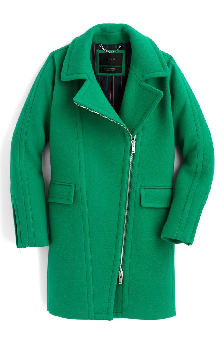 J.CREW FACTORY J.Crew Devin Stadium Cloth Wool Blend Coat, Alternate, color,