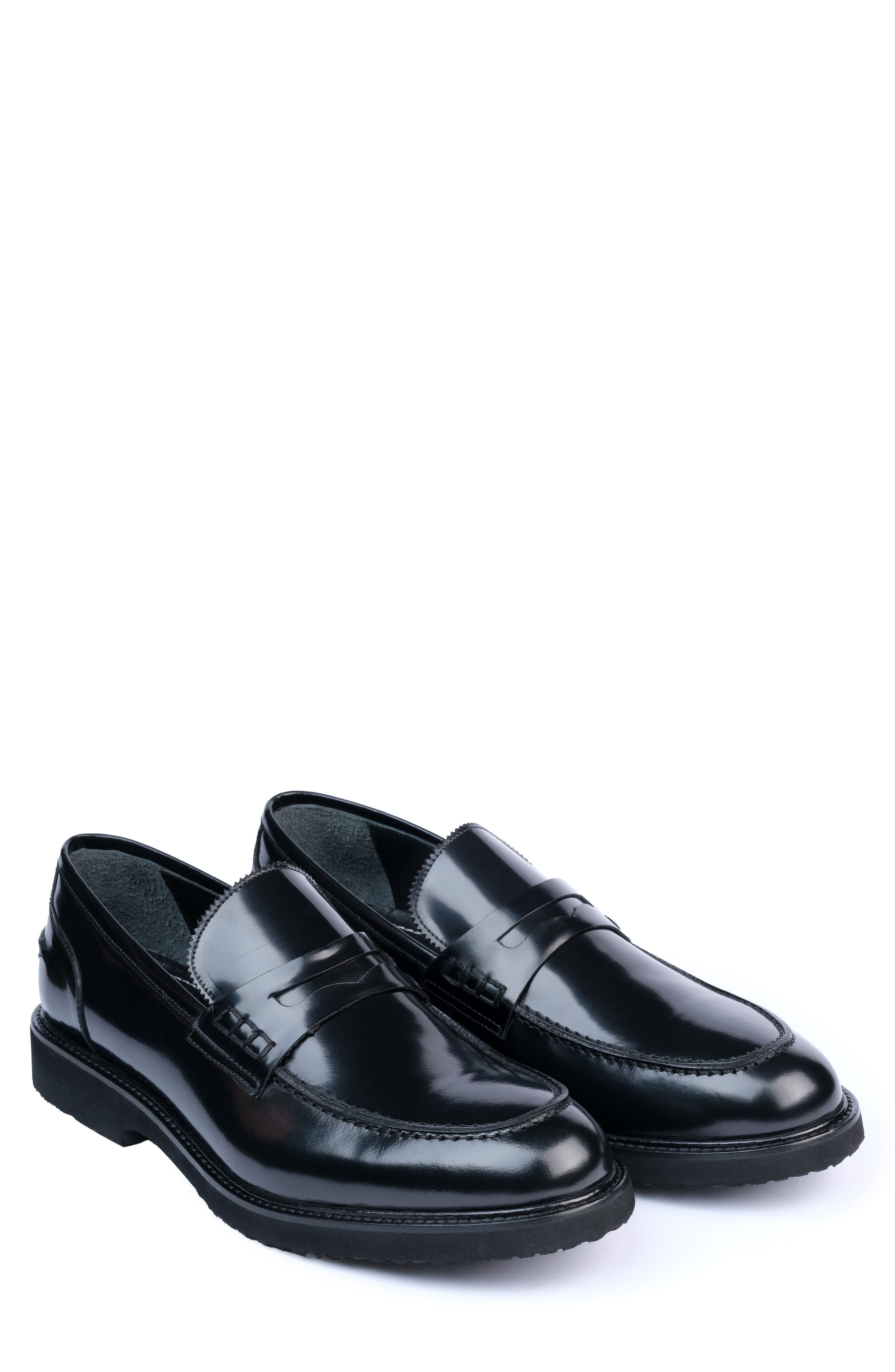 VELLAPAIS Tavro Penny Loafer, Alternate, color, Black