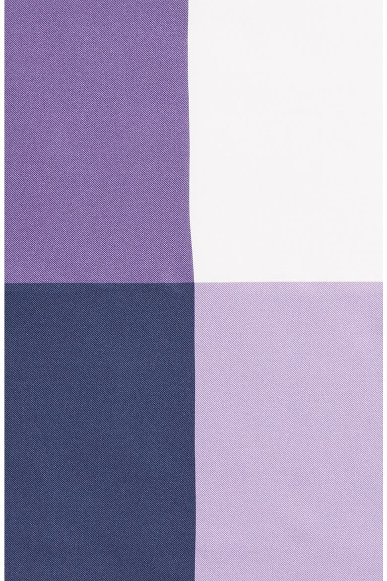 Panel Silk Pocket Square, Alternate, color, PURPLE