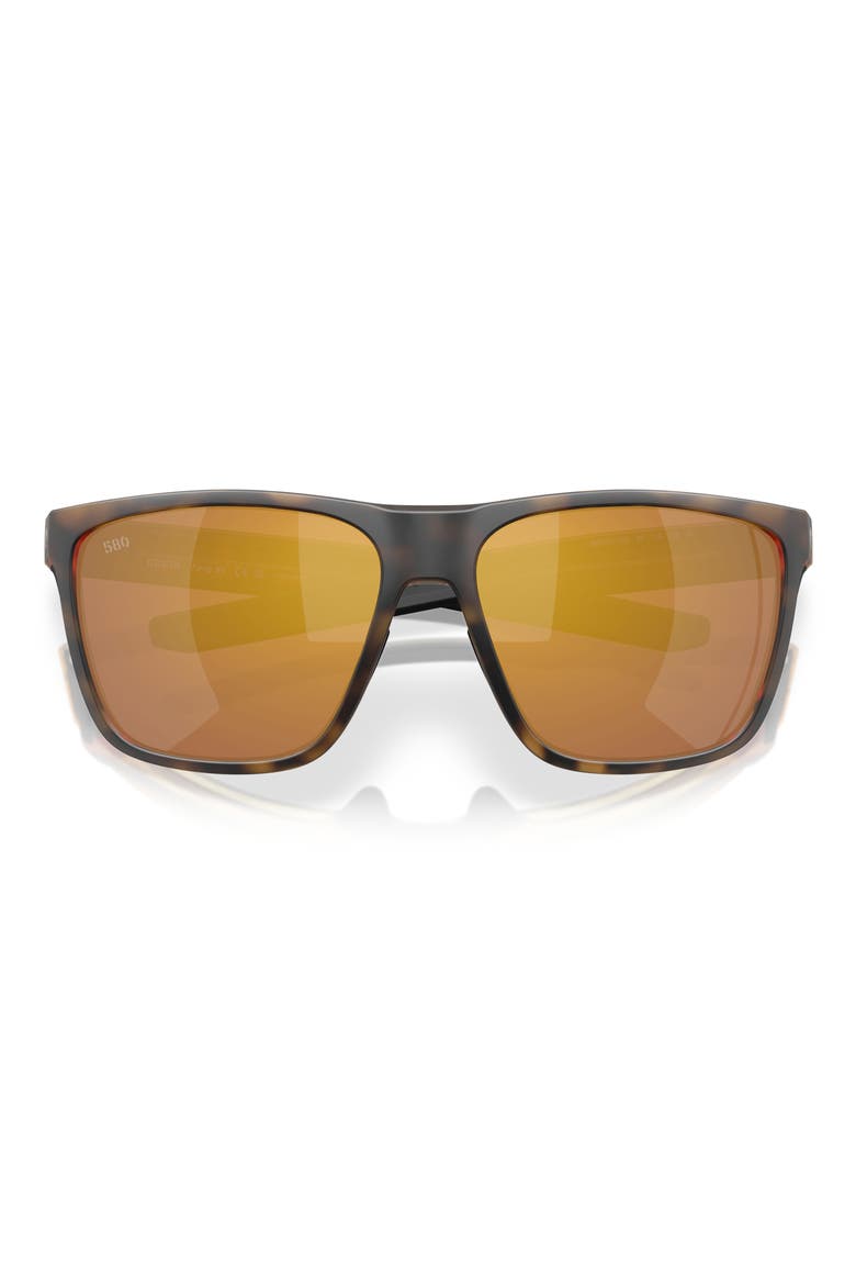 62mm Square Sunglasses, Alternate, color, MATTE TORTOISE/ GOLD 580G