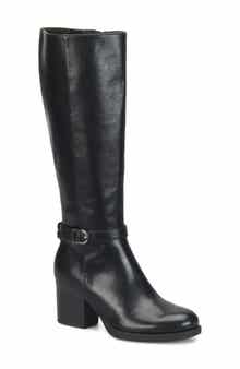 Brandie Faux Leather Knee High Boot