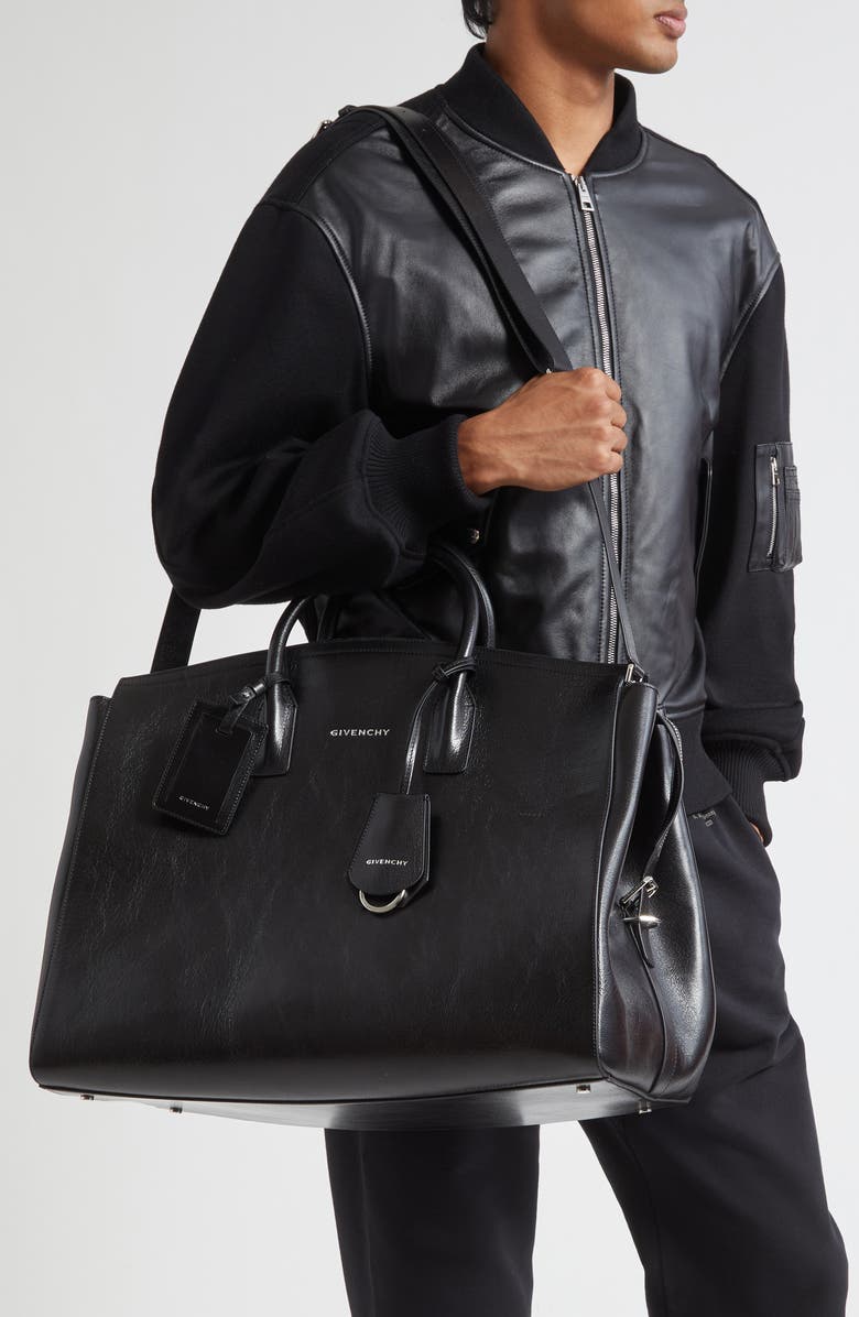 Givenchy Leather Travel Bag, Alternate, color,