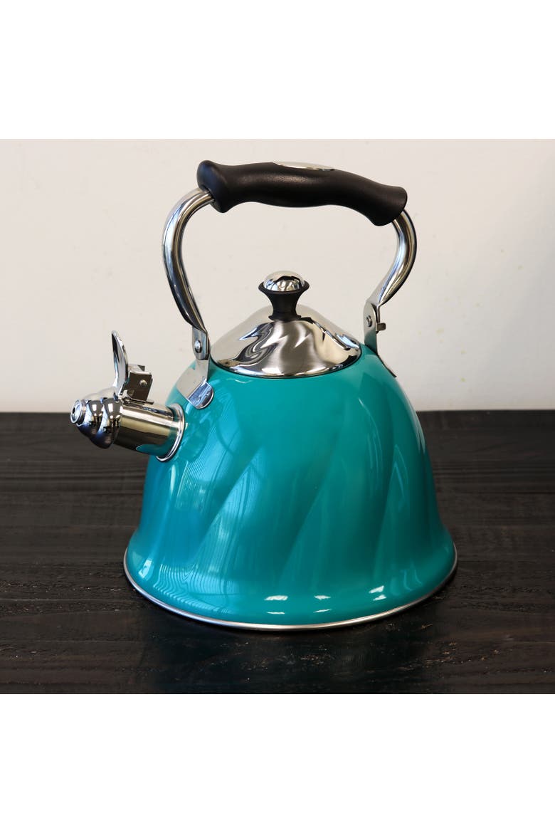 Alberton Tea Kettle with Lid, Alternate, color, Green