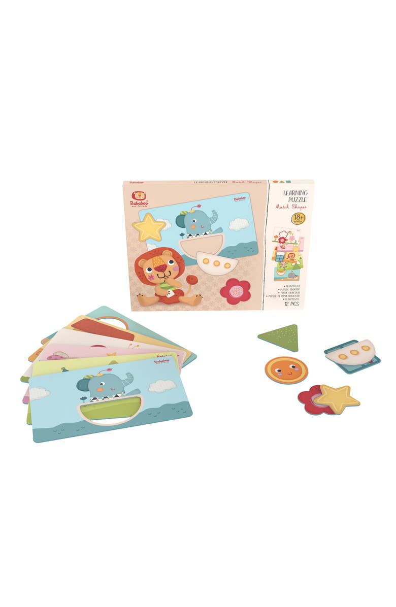 Bababoo and friends<sup>®</sup> Match Shapes & Stories Learning Puzzle Set, Alternate, color, Multi