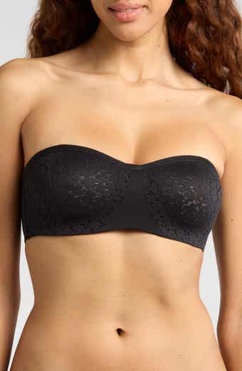 【HANKY PANKY】signature stretch-lace soft-cup bandeau bra Hanky Panky 'Signature Lace' Bandeau Bra | Nordstrom
