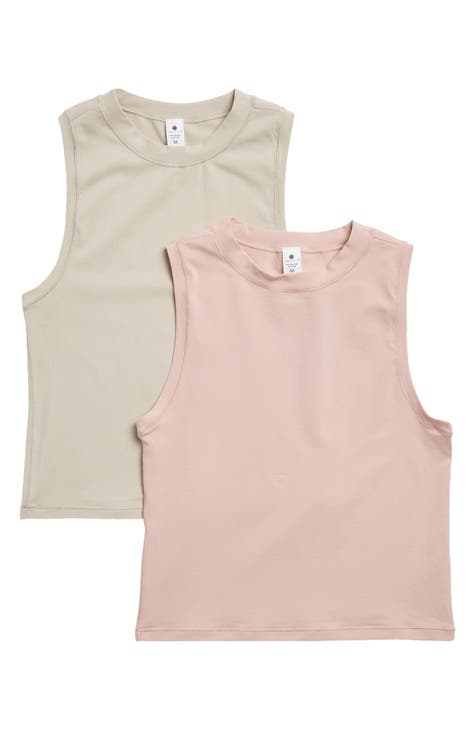 Airlite 2-Piece Melissa Mock Neck Tank Top Set