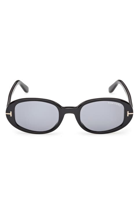 49mm Small Iggy Oval Sunglasses