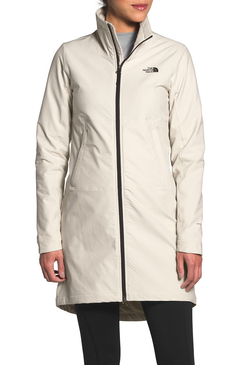 Shelbe Raschel Fleece Lined Water Repellent Parka, Main, color, VINTAGE WHITE