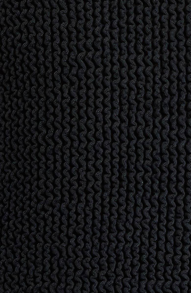 Hunza G Hybrid Cover-Up Maxi Dress, Alternate, color, Black