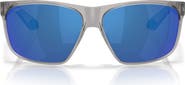Costa Del Mar Trades 60mm Polarized Square Sunglasses
